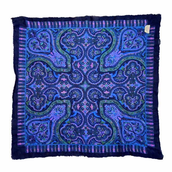 🌻3/$18 or 5/$25🌻Challis By Berkshire Vtg Scarf - Picture 5 of 6